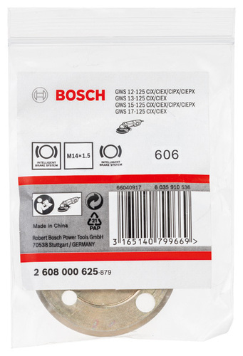 Bosch Power Tools Spannmutter M14x1.5mm Feingewinde 2608000625
