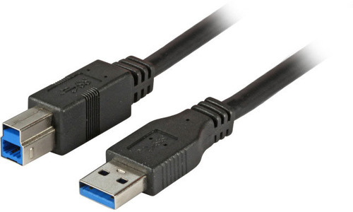 EFB-Elektronik USB-Verbindungskabel A-B 3,0m USB 3.0 schwarz K5236.3