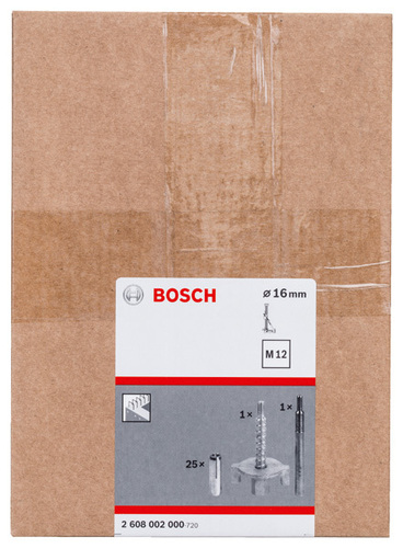 Bosch Power Tools Befestigungsset 16 mm 2608002000 Bosch Power Tools Befestigungsset 16 mm 2608002000
