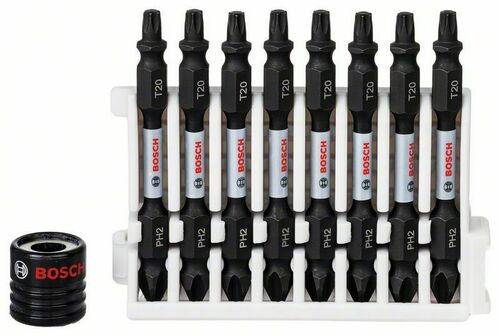 Bosch Power Tools Doppelklingenbit-Set VE9,PH2-T20, 65mm 2608522336