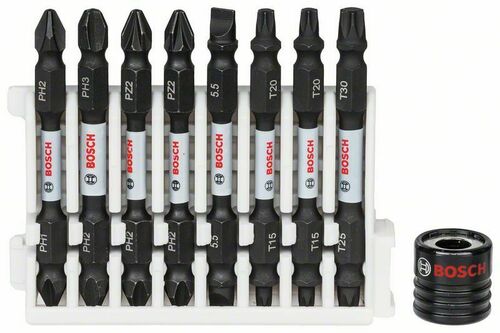 Bosch Power Tools Schrauberbit-Set VE9, diverse, 65mm 2608522345