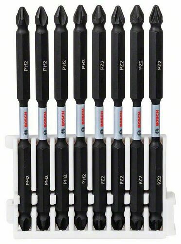 Bosch Power Tools Schrauberbit-Set 4xPH2,4xPZ2,110mm 2608522348
