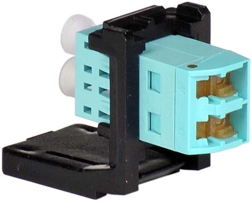 Corning LC-Duplex-Kupplung weiß OM3/4 LANS-MOD-AD-W