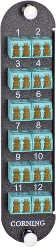 Corning CCH Adapter Panel LCDuplex,6-144 Faser CCHE-CP24-AE