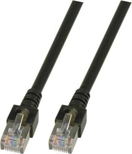 EFB-Elektronik Patchkabel Cat.5e SF/UTP(schwarz)0,5m K5456.0,5