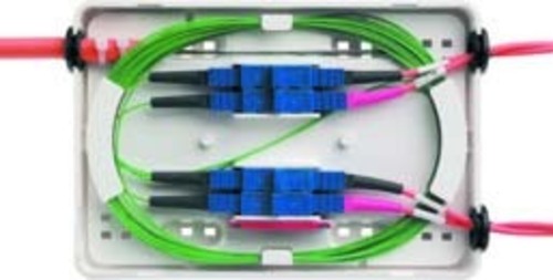Telegärtner MICRO-Spleißbox best. 4xSC/APC OS2 100022274