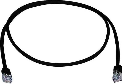 Telegärtner Patchkabel F/UTP Cat.5e schwarz 0,25m FS100 100008069