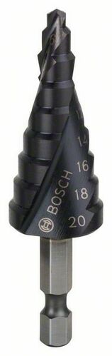Bosch Power Tools Stufenbohrer HSS-AlTiN, 4 - 12mm 2608588070