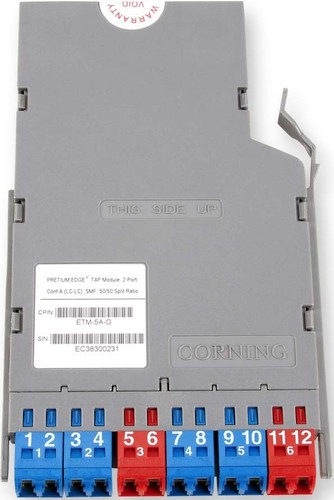 Corning Edge-Tap Leitungsmodul LC/LC SM 50/50 ETM-5A-G