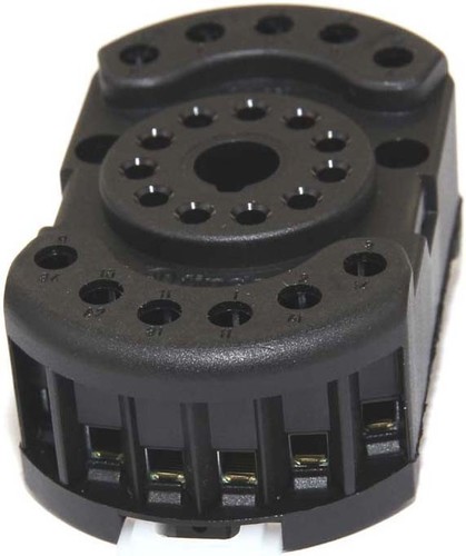 Finder Relaisfassung schwarz 90.23.0 Finder Relaisfassung schwarz 90.23.0