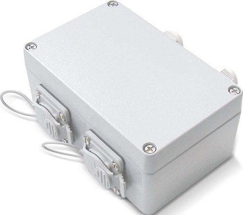 Dätwyler IT Infra Dose IP67 für Module leer, grau 417530