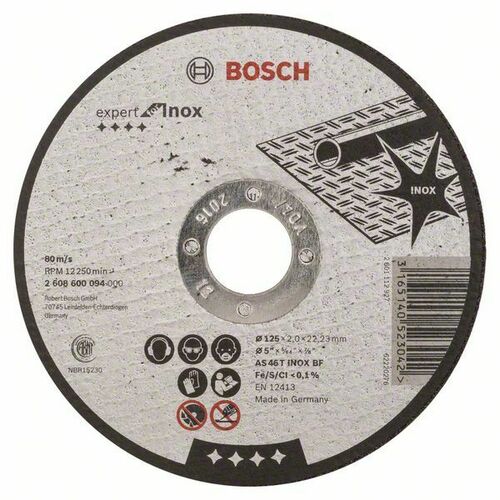 Bosch Power Tools Trennscheibe 125X1,6mm Metall 2608600094
