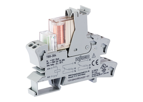 WAGO GmbH & Co. KG Stecksockel m.Relais 2W, 24V DC 788-384