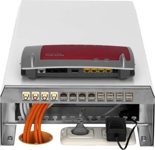 Rutenbeck Multimedia-Box reinweiß B302xH602xT175 MM Ap