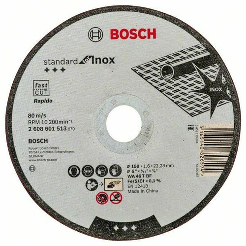 Bosch Power Tools Trennscheibe 150x1,6mm Inox 2608601513