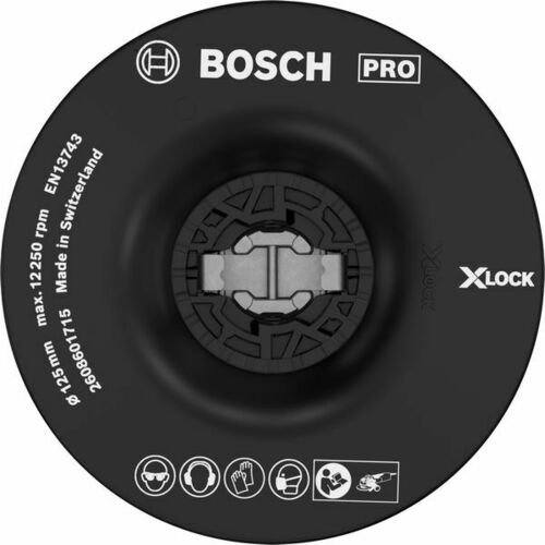 Bosch Power Tools PRO Stützteller X-Lock, mittel, 125 mm 2608601715 Bosch Power Tools PRO Stützteller X-Lock, mittel, 125 mm 2608601715