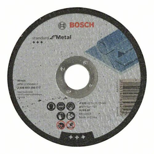 Bosch Power Tools Trennscheibe 125x1,6mm Metal 2608603166