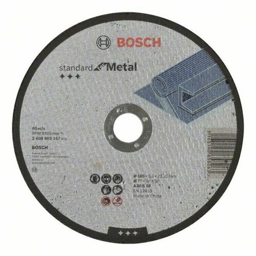 Bosch Power Tools Trennscheibe 180x3,0mm Metal 2608603167