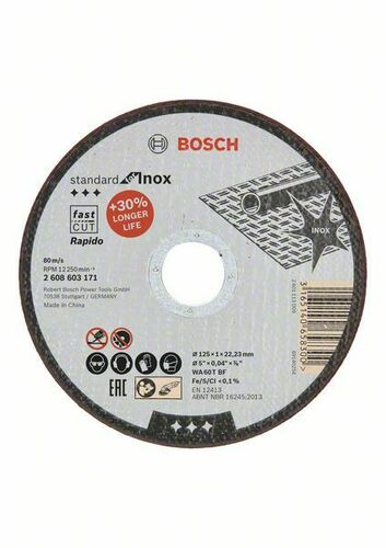 Bosch Power Tools Trennscheibe 125x1,0mm Inox 2608603171