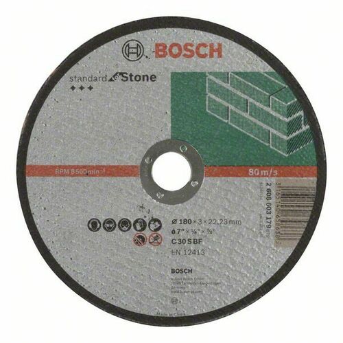 Bosch Power Tools Trennscheibe 180x,3,0mm Stein 2608603179