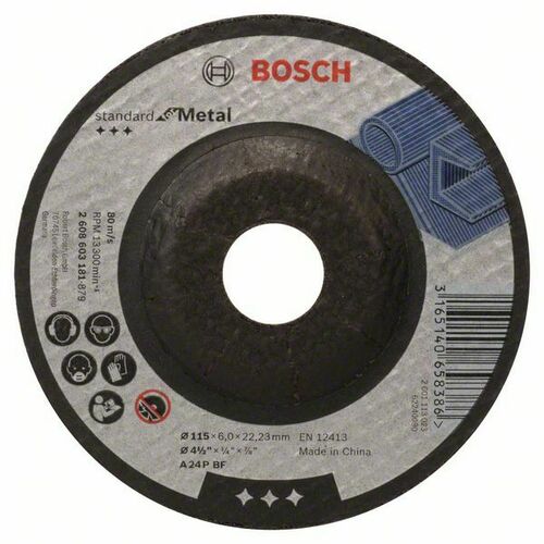 Bosch Power Tools Schruppscheibe 115x6,0 gekr 2608603181