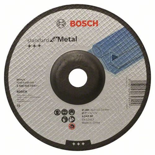 Bosch Power Tools Schruppscheibe 180x6,0 gekr 2608603183