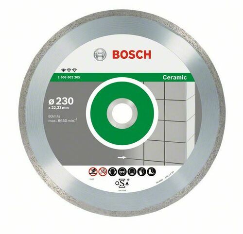 Bosch Power Tools DIA Trenn S.f.Cerami 230x22,23x1,6x7mm 2608603234