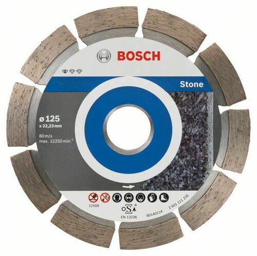 Bosch Power Tools DIA Trenn S.f.Stone 125x22,23x1,6x10mm 2608603236