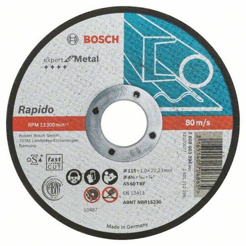 Bosch Power Tools Trennscheibe 125x1mm METAL 2608603394