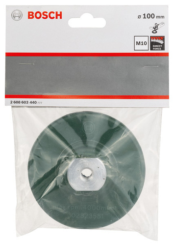Bosch Power Tools DIA-Polierscheiben-Halter M10, 100 mm, 6 mm 2608603440 Bosch Power Tools DIA-Polierscheiben-Halter M10, 100 mm, 6 mm 2608603440