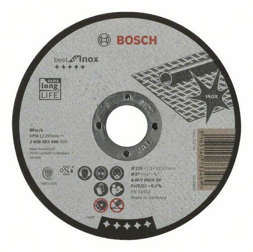 Bosch Power Tools Trennscheibe 230x1,9mm INOX 2608603496