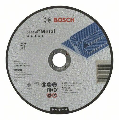 Bosch Power Tools Dia-Trennscheibe 180x2,5mm Metal 2608603528