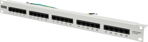 DIGITUS Patchpanel ISDN Kat.3 ungeschirmt DN-91325-1 DIGITUS Patchpanel ISDN Kat.3 ungeschirmt DN-91325-1