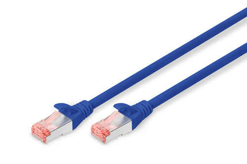 DIGITUS Patchkabel Cat6 S/FTP LSOH,AWG 27/7, 1m bl DK-1644-010/B