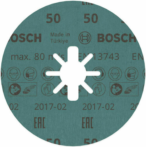 Bosch Power Tools Fiberscheibe X-Lock 125mm, R780,K50 2608619184