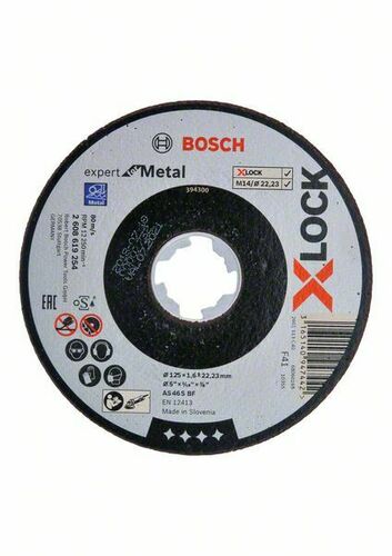 Bosch Power Tools Trennscheibe X-Lock 125x1,6x22,23 2608619254