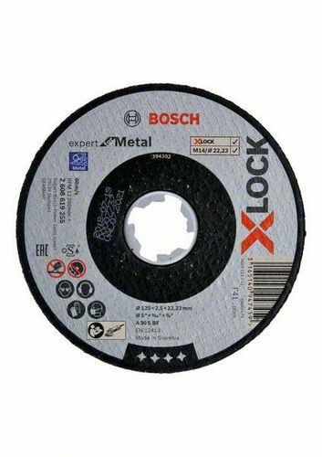 Bosch Power Tools Trennscheibe X-Lock 125x2,5x22,23 2608619255