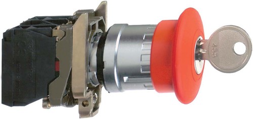 Schneider Electric Not-Aus-Taster Schlüsselentr. XB4BS9445