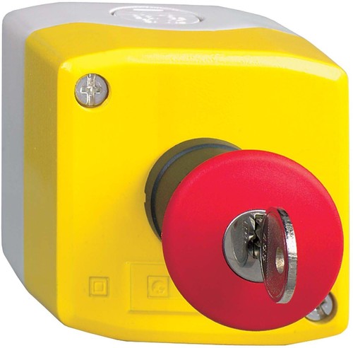 Schneider Electric Gehäuse best. m.Pilztaster rot XALK188F