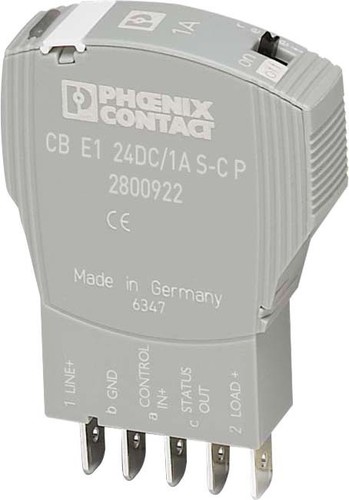 Phoenix Contact Geräteschutzschalter elektronisch CB E1 24DC/1A S-C P Phoenix Contact Geräteschutzschalter elektronisch CB E1 24DC/1A S-C P
