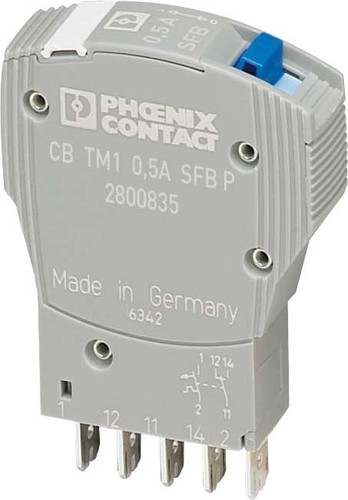 Phoenix Contact Geräteschutzschalter thermomagnetisch CB TM1 1A SFB P Phoenix Contact Geräteschutzschalter thermomagnetisch CB TM1 1A SFB P