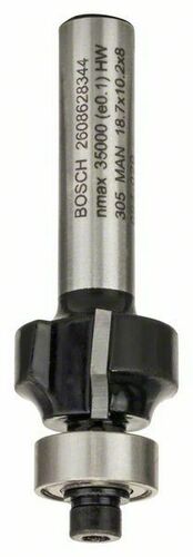 Bosch Power Tools PRO Abrundfräser, R 3, Schaft 8 mm 2608628344