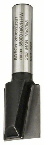 Bosch Power Tools PRO Nutfräser, zweischneidig 15 x L 2608628387