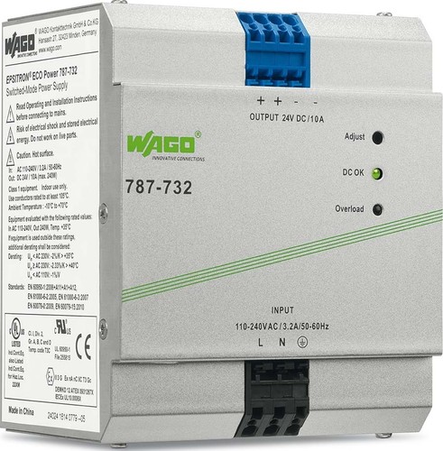 WAGO GmbH & Co. KG Stromversorgung 24V 10A 787-732