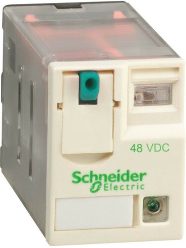 Schneider Electric Miniatur-Steckrelais 48VDC LED RXM4GB2ED