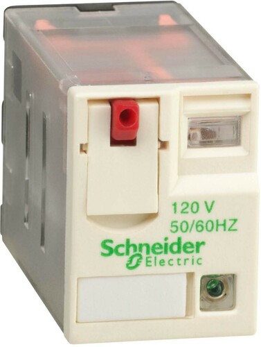 Schneider Electric Miniatur-Steckrelais 120VAC LED RXM4GB2F7