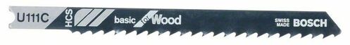 Bosch Power Tools Stichsägeblatt U 111 C,VE3 2608630566