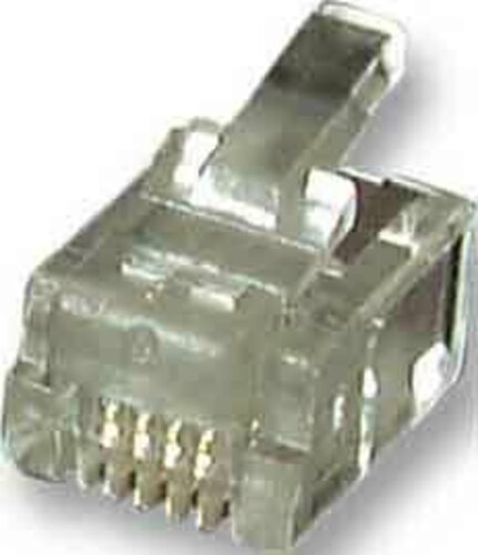 EFB-Elektronik Modular Stecker UTP E-MO 4/4 SF RJ10 37512.1-100 (VPE100)