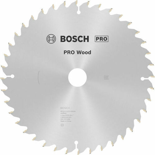 Bosch Power Tools PRO Wood Kreissägeblatt, 250 x 3,2 x 30 mm 2608640643 Bosch Power Tools PRO Wood Kreissägeblatt, 250 x 3,2 x 30 mm 2608640643