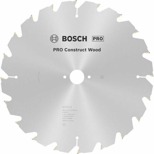 Bosch Power Tools PRO Construct Wood Kreissägeblatt 315 x 2608640691 Bosch Power Tools PRO Construct Wood Kreissägeblatt 315 x 2608640691